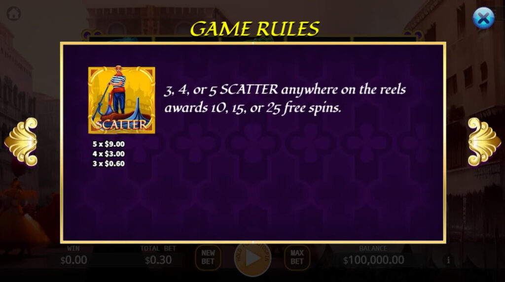 Carnival of Venice ค่าย Ka-gaming จาก kng เว็บตรง ไม่ผ่านเอเย่นต์