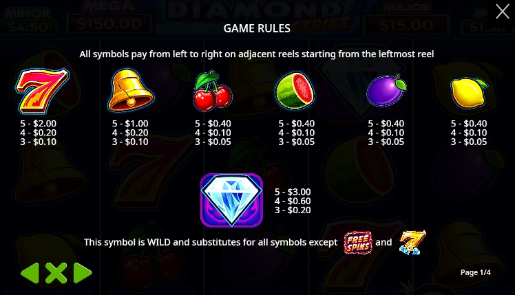 Diamond Strike จาก เว็บเกมสล็อต Pramatic Play KNG368 สล็อต 666