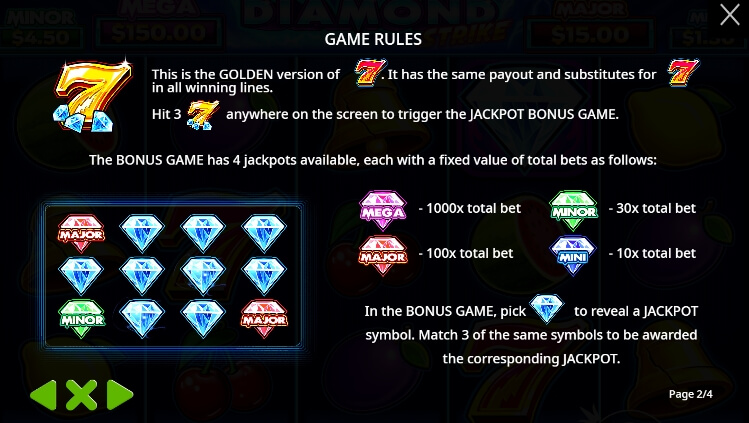 Diamond Strike จาก เว็บเกมสล็อต Pramatic Play KNG368 เว็บสล็อตตรง