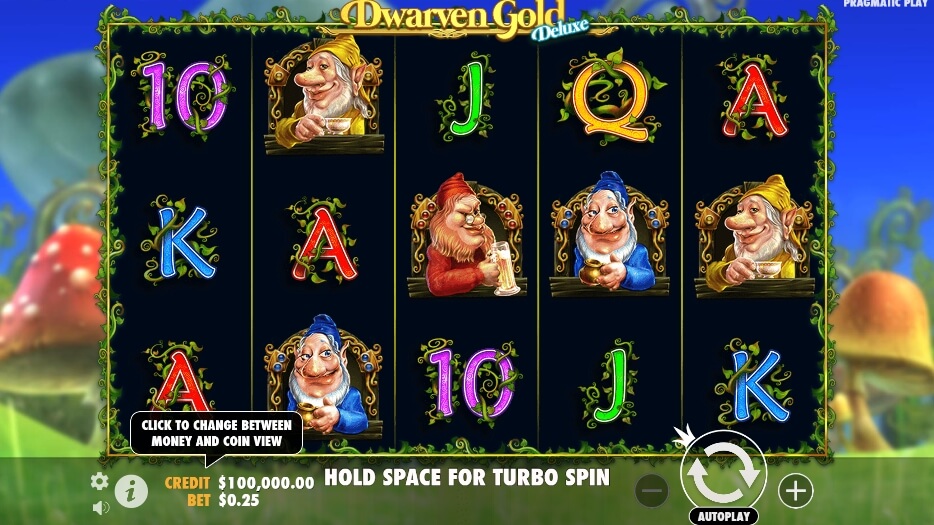 Dwarven Gold Deluxe จาก เว็บเกมสล็อต Pramatic Play KNG368 สล็อต เว็บตรง 100