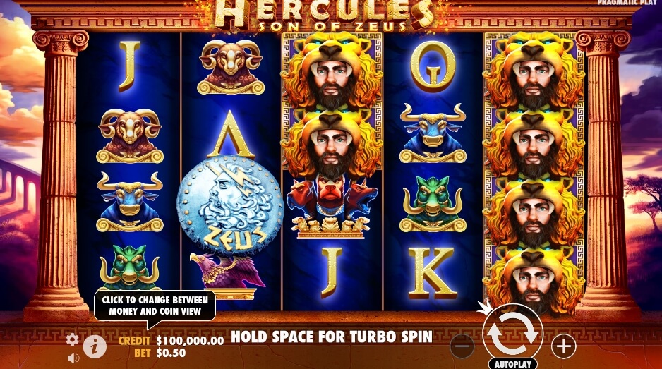 Hercules Son of Zeus จาก เว็บเกมสล็อต Pramatic Play KNG368 สล็อต 666