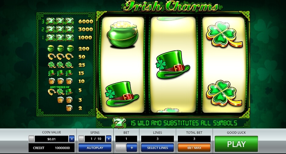 Irish Charms จาก เว็บเกมสล็อต Pramatic Play KNG368 สล็อต 168