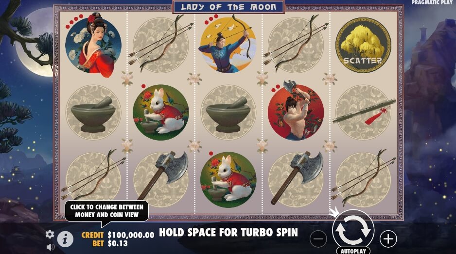 Lady of the Moon จาก เว็บเกมสล็อต Pramatic Play KNG368 สล็อต เครดิตฟรี