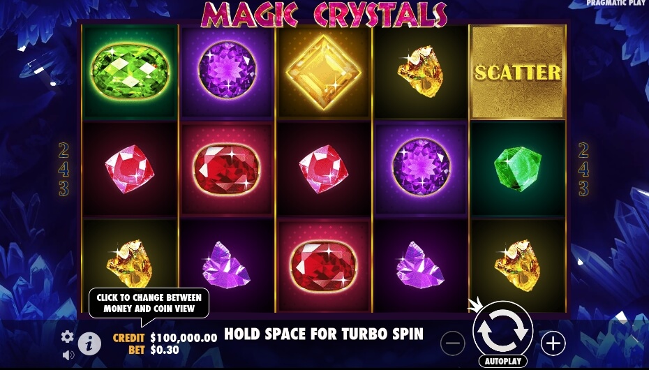 Magic Crystals จาก เว็บเกมสล็อต Pramatic Play KNG368 สล็อต เครดิตฟรี