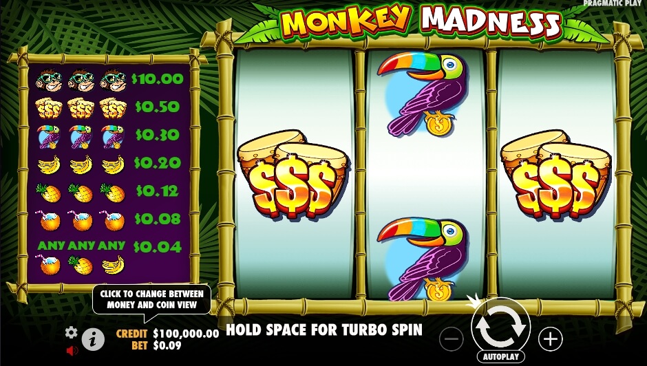 Monkey Madness จาก เว็บเกมสล็อต Pramatic Play KNG368 สล็อต เว็บตรง 100