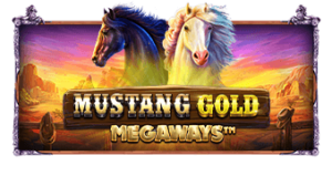 Mustang Gold Megaways จาก เว็บเกมสล็อต Pramatic Play KNG368 สล็อต เว็บตรง