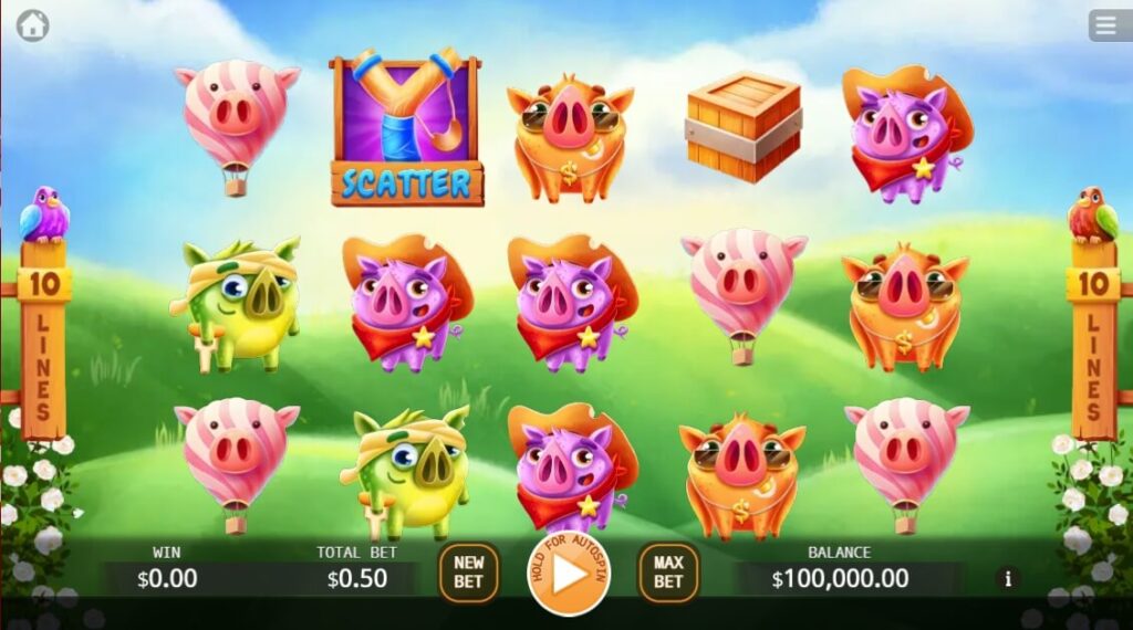 Angry Piggies ค่าย Ka-gaming จาก kng เว็บสล็อต เว็บตรง ค่ายใหญ่