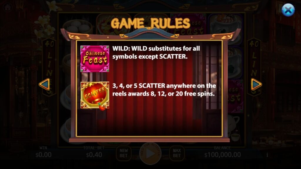 Chinese Feast ค่าย Ka-gaming จาก kng สล็อต 777