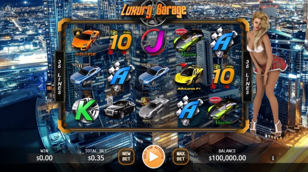 Luxury Garage ค่าย Ka-gaming จาก kng สล็อต เว็บตรง 100