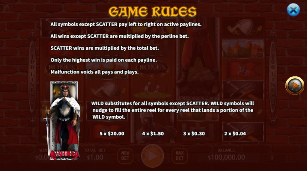 Medieval Knights ค่าย Ka-gaming จาก kng สล็อต เว็บตรง 100