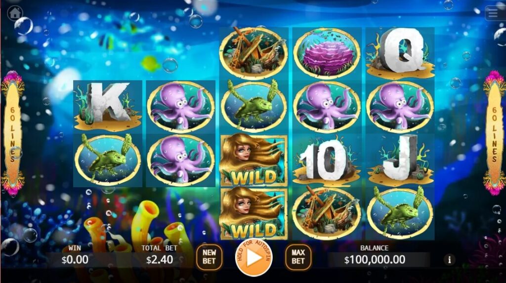 Mermaid Seas ค่าย Ka-gaming จาก kng สล็อต 666