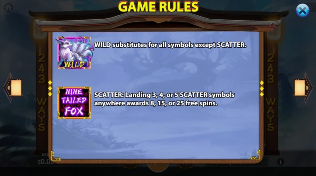 Nine Tailed Fox ค่าย Ka-gaming จาก kng สล็อตเว็บตรง ไม่ผ่านเอเย่นต์ ไม่มีขั้นต่ำ