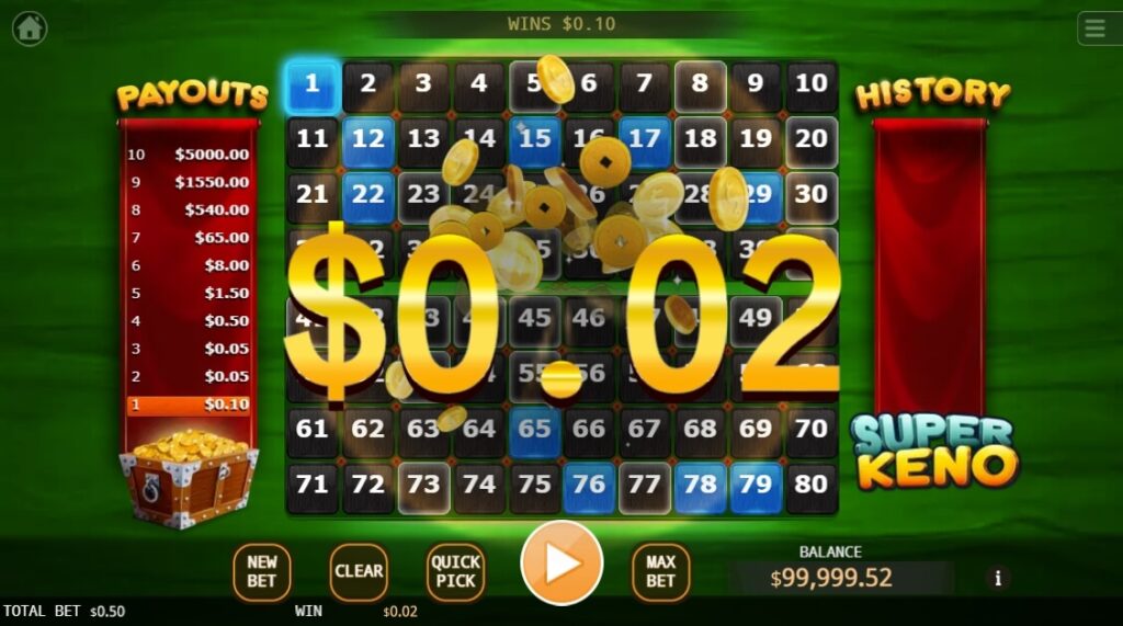 Super Keno ค่าย Ka-gaming จาก kng สล็อต เว็บตรง