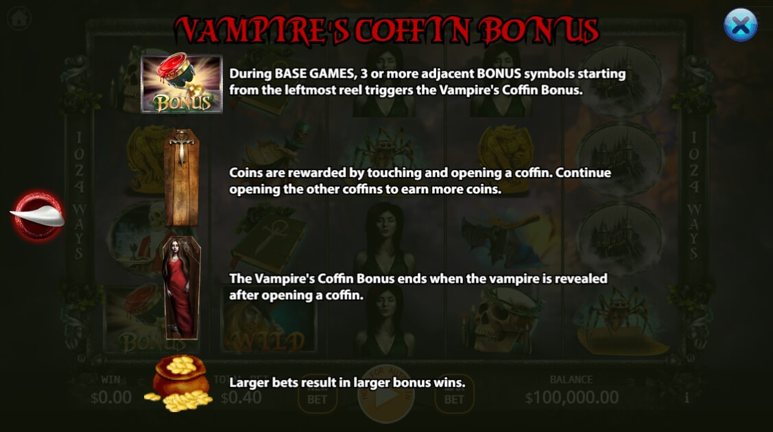 Vampire's Tale ค่าย Ka-gaming จาก kng เว็บ สล็อตตรง ไม่ผ่านเอเย่นต์