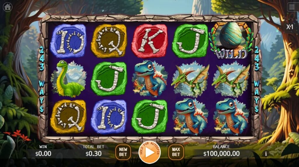 Dinosaur Park ค่าย Ka-gaming จาก kng สล็อต เว็บตรง