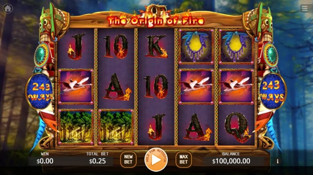 Origin Of Fire ค่าย Ka-gaming จาก kng สล็อต888