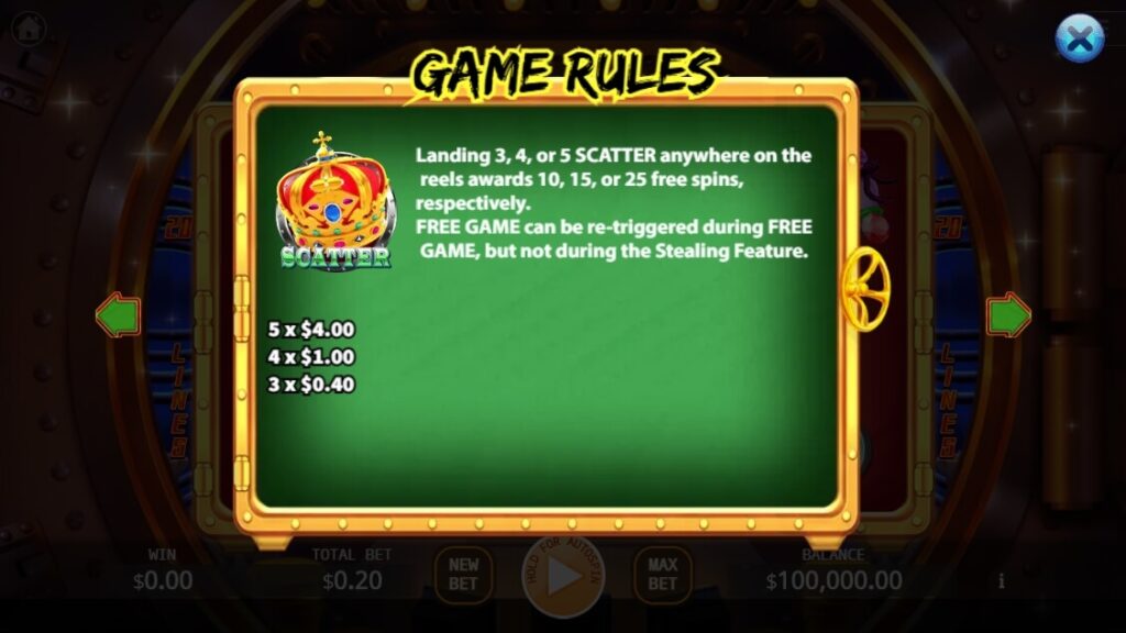 Thief ค่าย Ka-gaming จาก kng เว็บสล็อต วอเลท