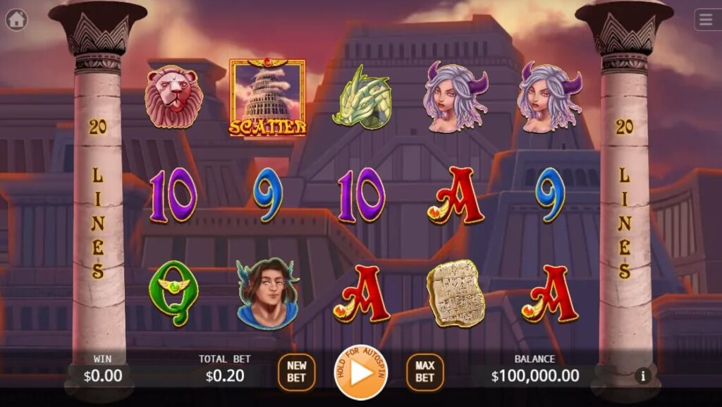 Tower of Babel ค่าย Ka-gaming จาก kng สล็อต 888