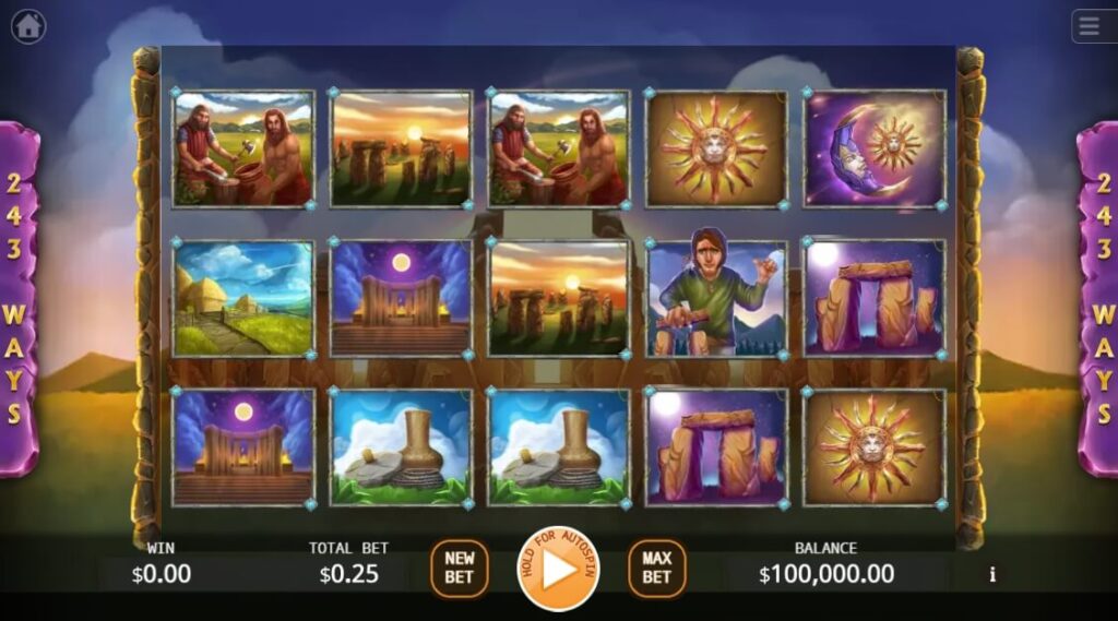 Stonehenge ค่าย Ka-gaming จาก kng เล่น สล็อต ฟรี