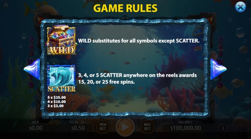 Underwater Treasure ค่าย Ka-gaming จาก kng สล็อต 666