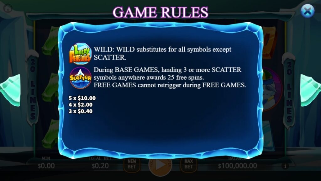 Lucky Penguins ค่าย Ka-gaming จาก kng สล็อต 666