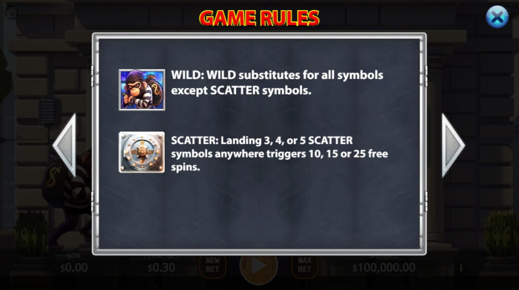 Monkey Heist ค่าย Ka-gaming จาก kng เว็บตรง ไม่ผ่านเอเย่นต์