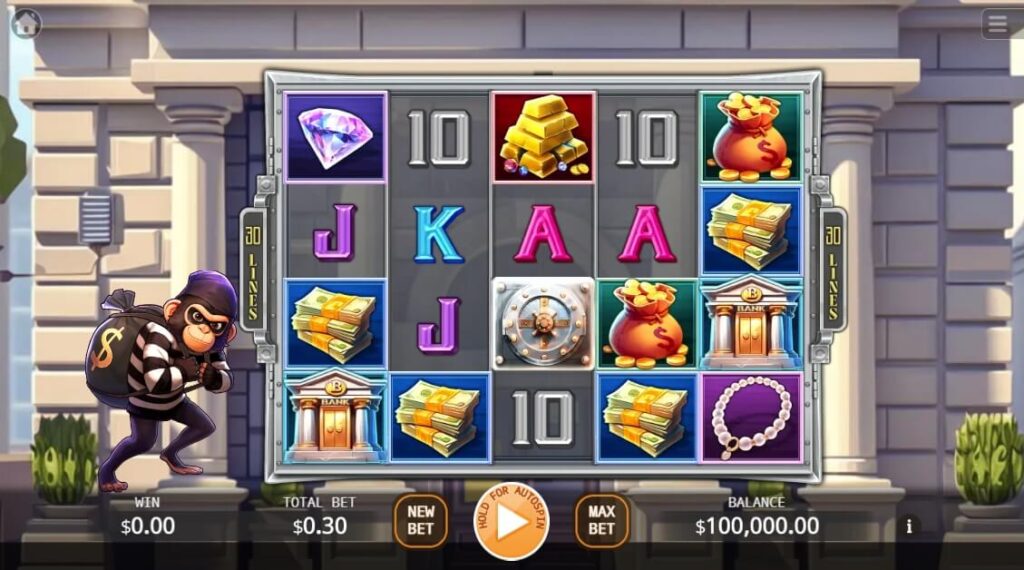 Monkey Heist ค่าย Ka-gaming จาก kng เว็บสล็อต