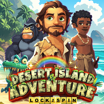 Desert Island Adventure Lock 2 Spin ค่าย Octoplay จากเว็บ สล็อต 66