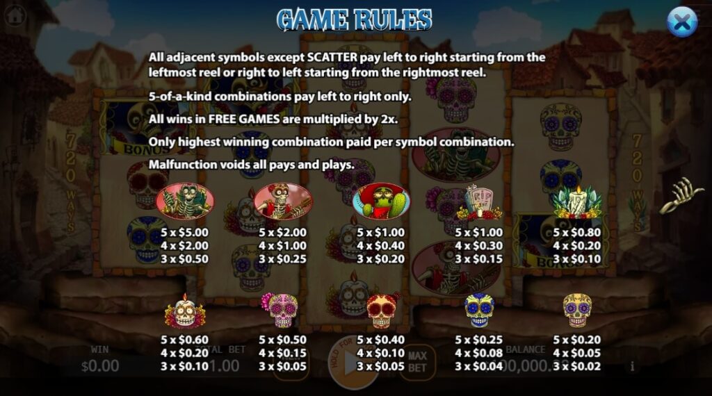 Dia De Muertos ค่าย Octoplay จากเว็บ slotxo 168