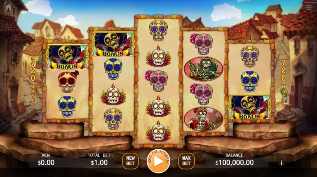 Dia De Muertos ค่าย Octoplay จากเว็บ เกม สล็อต xo