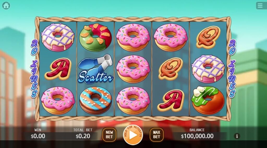 Donut City ค่าย Ka-gaming จาก kng สล็อต เครดิตฟรี