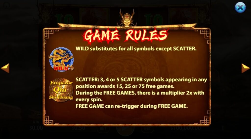 Emperor Qin ค่าย Octoplay จากเว็บ สล็อต 666