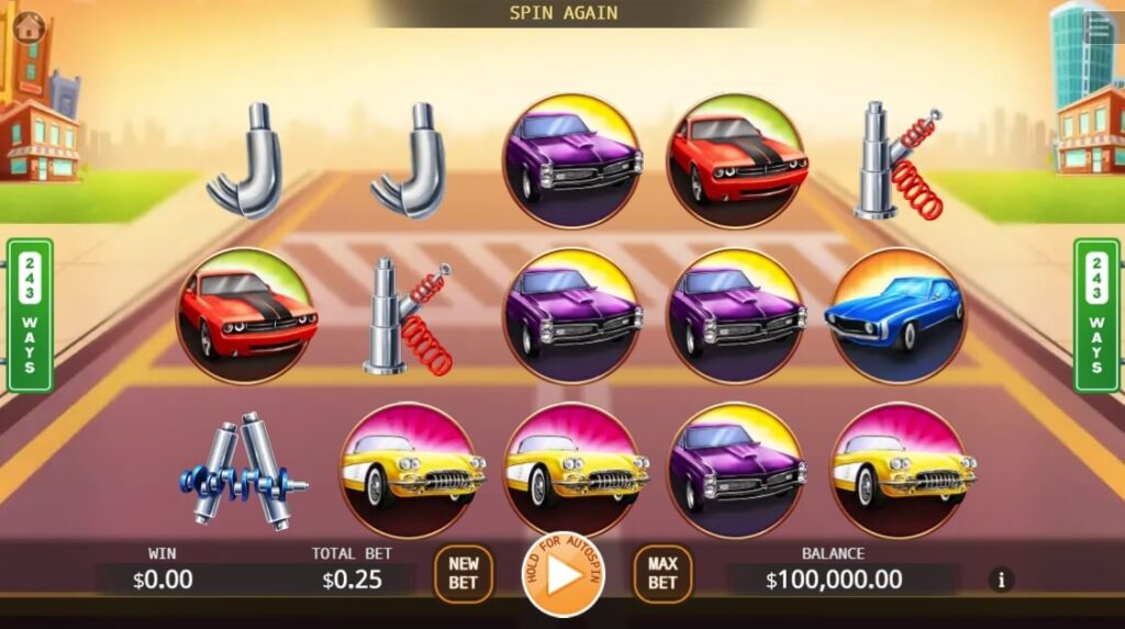 Muscle Cars ค่าย Octoplay จากเว็บ สล็อต 789