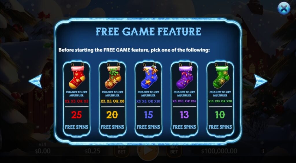 Wild Christmas Fusion Reels ค่าย Octoplay จากเว็บ สล็อตแตก