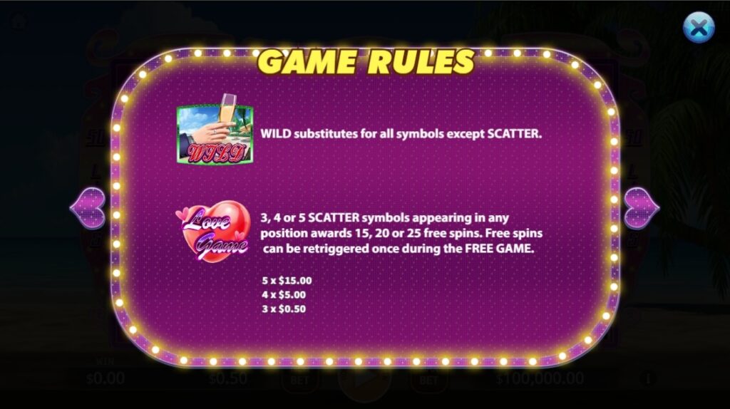 Love Game ค่าย Relax Gaming จากเว็บ เว็บตรง ไม่ผ่านเอเย่นต์