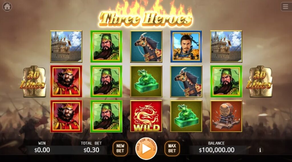 Three Heroes ค่าย Relax Gaming จากเว็บ สล็อต 168