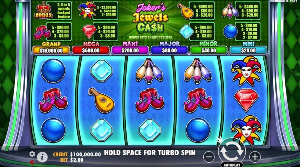 Joker’s Jewels Cash จาก เว็บเกมสล็อต Pramatic Play KNG368 สล็อต 789