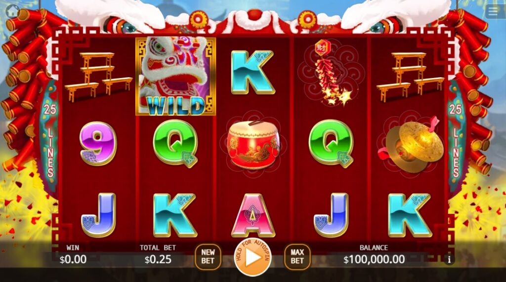 Lion Dance ค่าย Relax Gaming จากเว็บ 10 รับ 100 สมาชิกใหม่