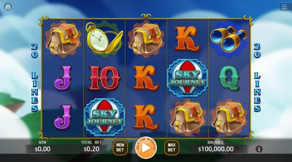 Sky Journey ค่าย Relax Gaming จากเว็บ สล็อต 168