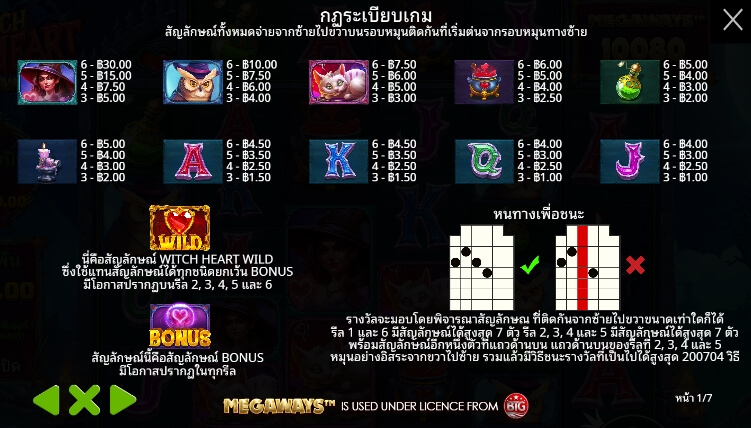 Witch Heart Megaways จาก เว็บเกมสล็อต Pramatic Play KNG368 สล็อต 168