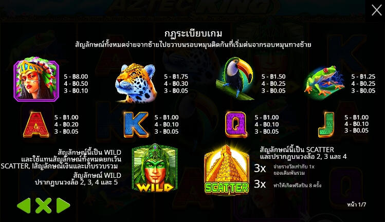 Aztec King เว็บเกมสล็อต Pramatic Play KNG368 สล็อต 789