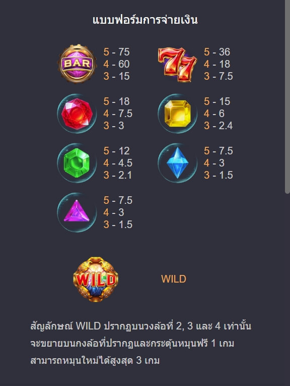 BOOMING GEMS ค่าย Askmebet จาก KNG368 สล็อต 789