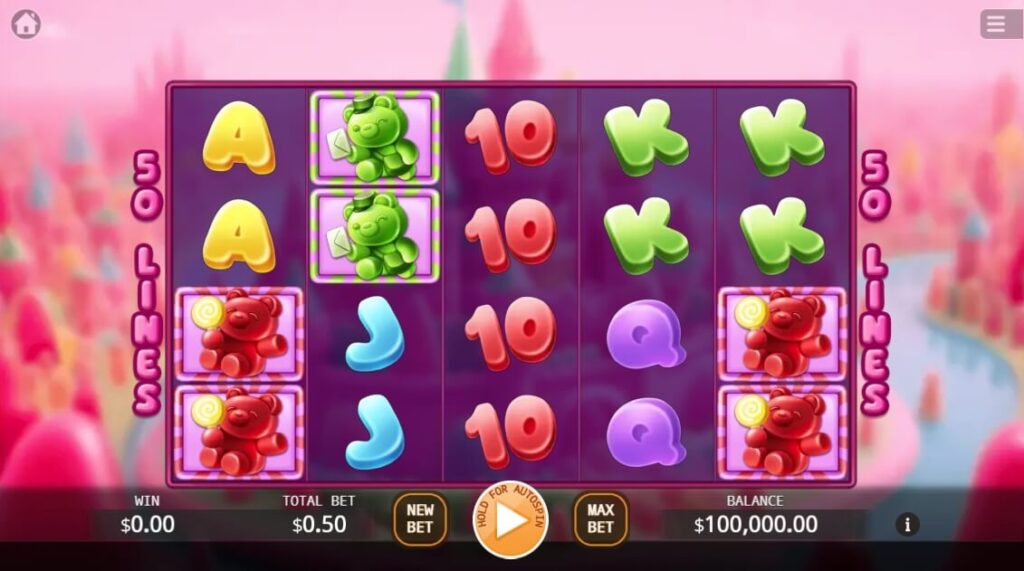 Gummy Bear Kingdom Lock 2 Spin ค่าย Octoplay จากเว็บ สล็อต 678