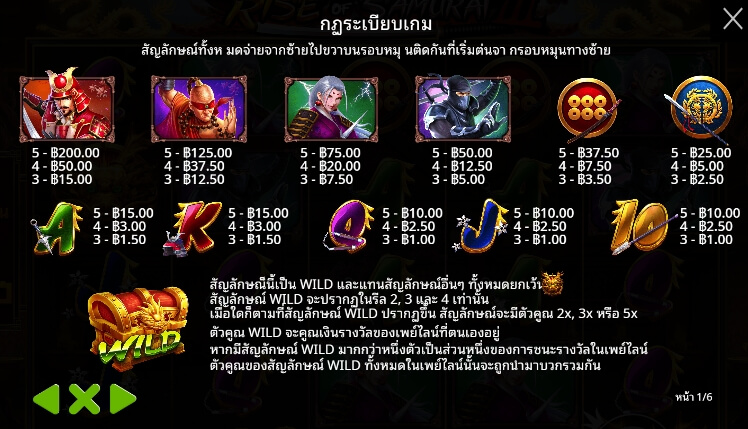 Rise Of Samurai III จาก เว็บเกมสล็อต Pramatic Play KNG368 สล็อต 789