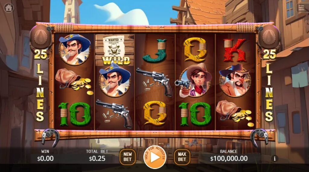 Wilderness Cowboy ค่าย Octoplay จากเว็บ สล็อต เครดิตฟรี