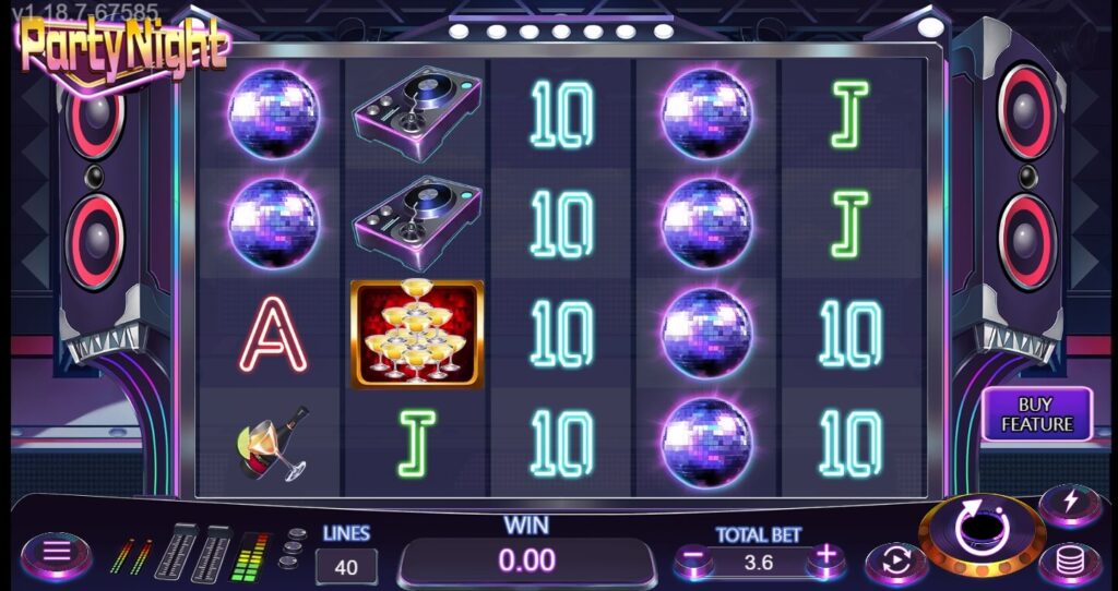 PARTY NIGHT ค่าย Askmebet จาก KNG368 เล่น สล็อต ฟรี