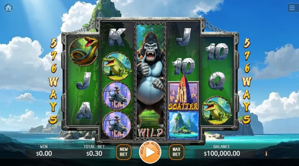 Wild Kong Lock 2 Spin ค่าย Relax Gaming จากเว็บ เว็บสล็อตตรง