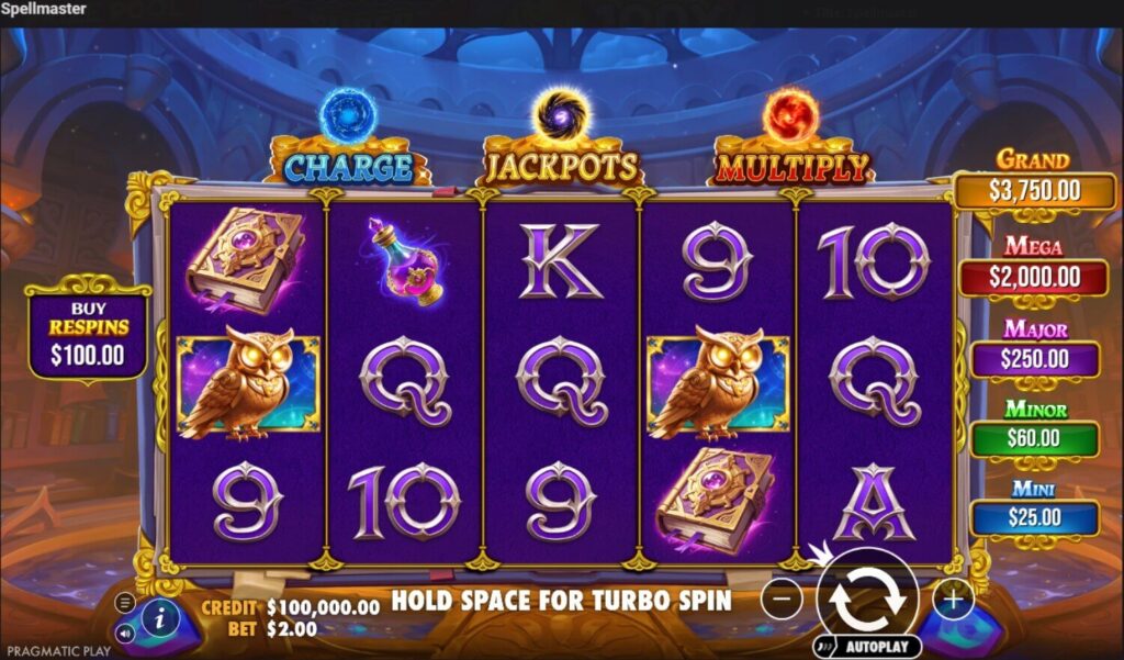Spellmaster1 ค่าย Pramatic Play จาก kng สล็อต แตกง่าย